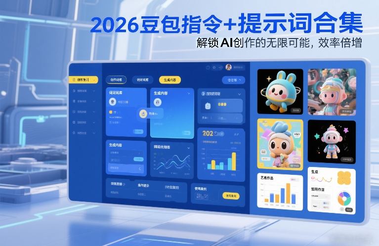 2026豆包指令+提示词合集，解锁AI创作的无限可能，效率倍增-吾爱创业网