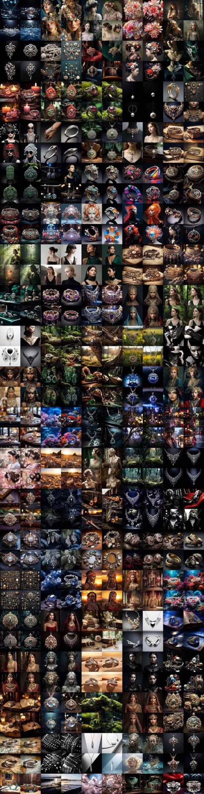 图片[10]-463个Midjourney珠宝摄影提示词：覆盖全品类珠宝，AI设计秒出专业效果-吾爱创业网