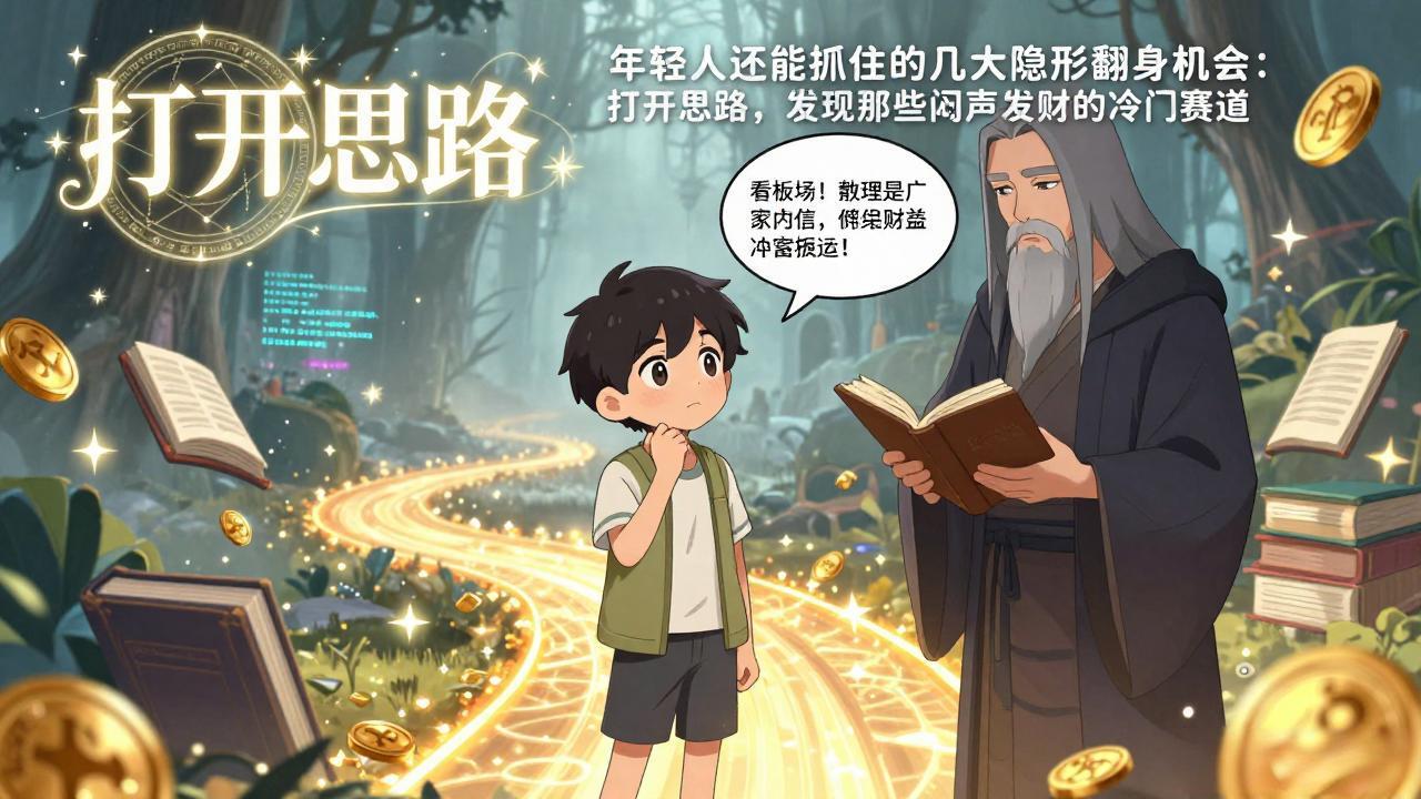 （17471期）付费文1+2：年轻人还能抓住的几大隐形翻身机会：打开思路，发现那些闷声发财的冷门赛道-吾爱创业网