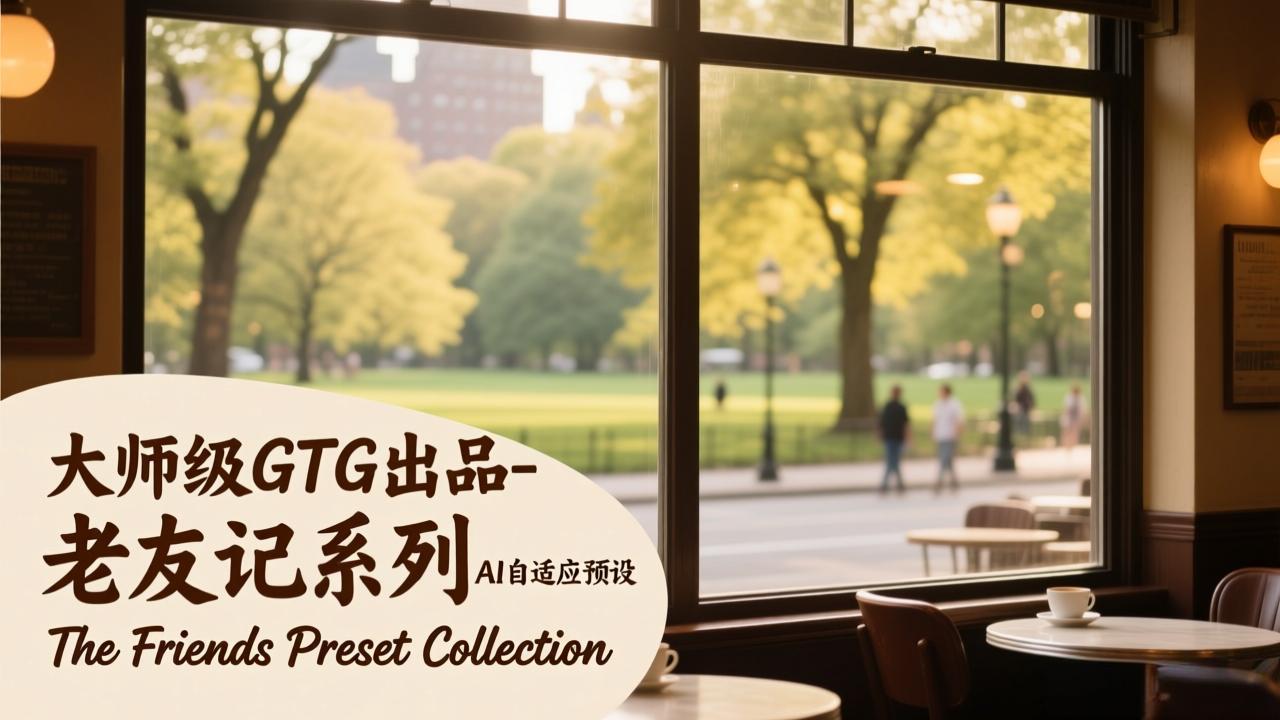 （17403期）大师级GTG出品-老友记系列AI自适应预设The Friends Preset Collection-吾爱创业网