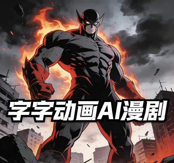 字字动画AI漫剧2026年第1期系统课程，小白看完就能学会实操的漫剧课，单人月收1-3W-吾爱创业网