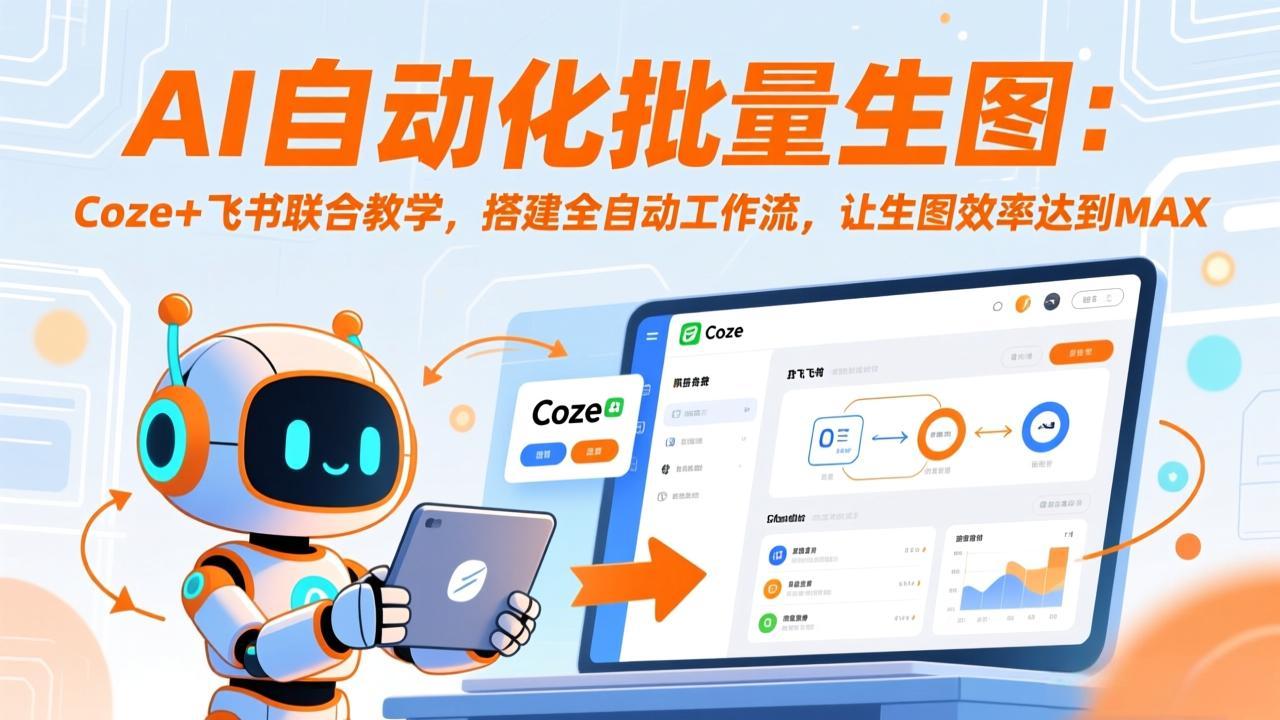 （17575期）AI自动化批量生图：Coze+飞书联合教学，搭建全自动工作流，让生图效率达到MAX-吾爱创业网