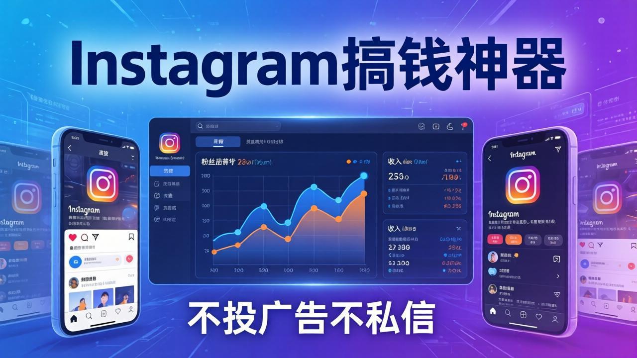 （17731期）Instagram搞钱神器：月涨6万粉+月入5万刀，不投广告不私信，靠算法+低价产品-吾爱创业网