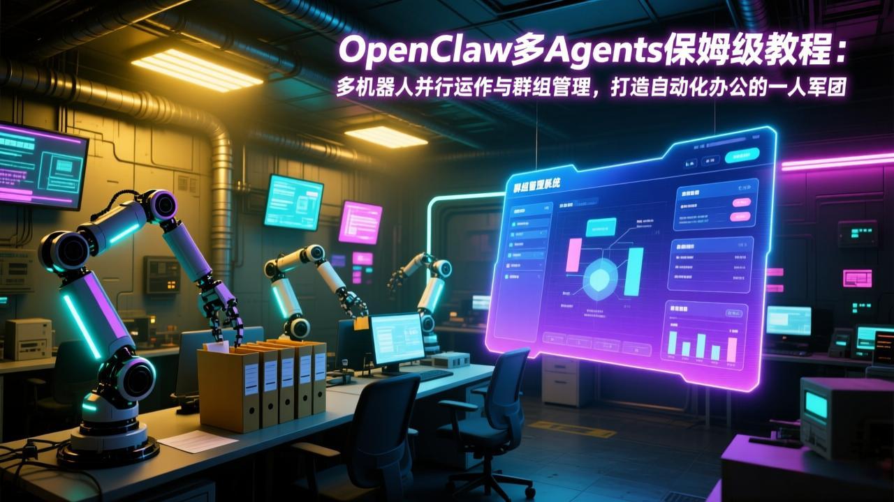 （17563期）OpenClaw多Agents保姆级教程：多机器人并行运作与群组管理，打造自动化办公的一人军团-吾爱创业网