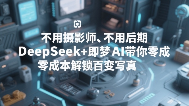 不用摄影师、不用后期，DeepSeek+即梦AI带你零成本解锁百变写真！-吾爱创业网