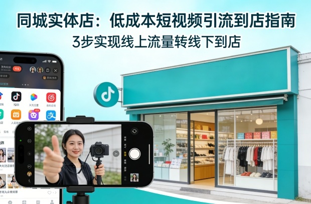 同城实体店，如何低成本把客户从短视频带到线下门店-吾爱创业网