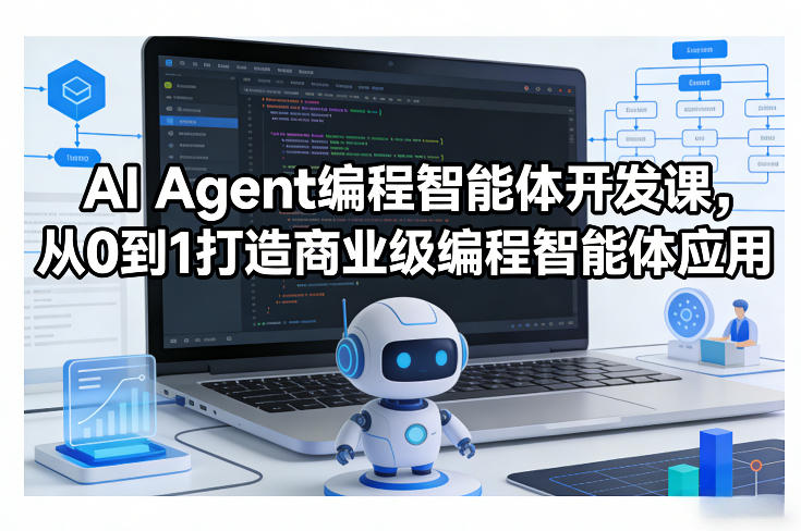 AI Agent编程智能体开发课，从0到1打造商业级编程智能体应用-吾爱创业网