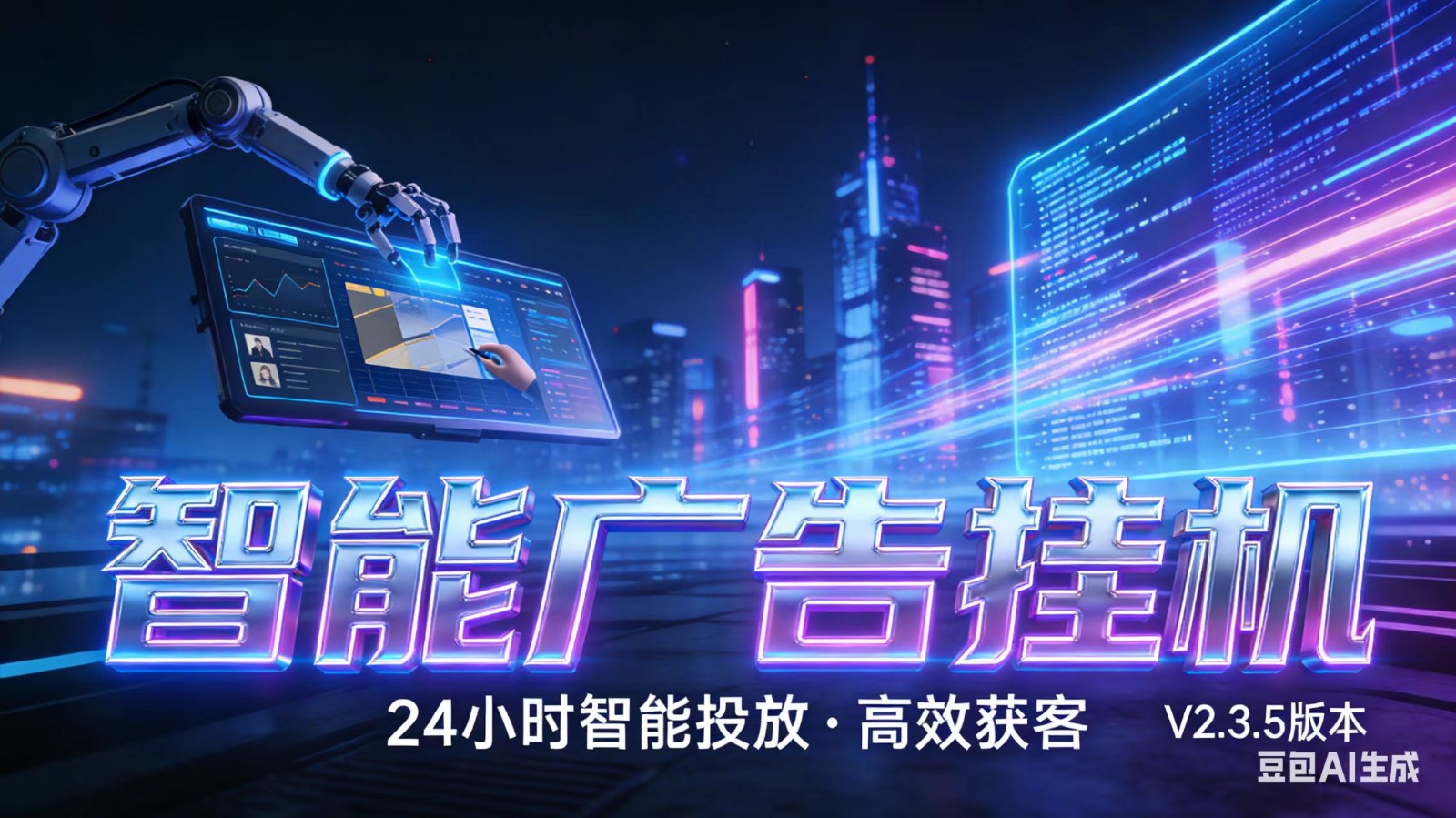 AI 广告云挂机 · 全域流量变现平台-吾爱创业网