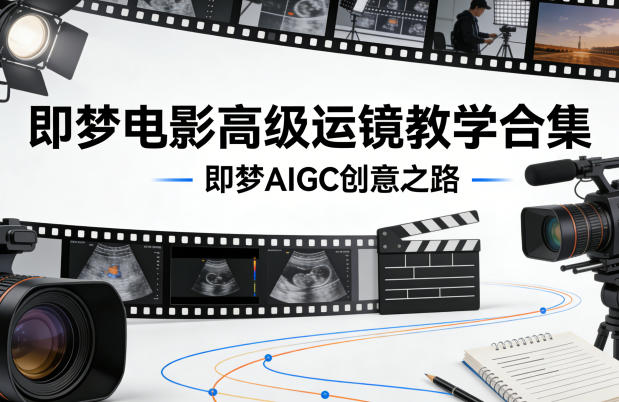 即梦电影高级运镜教学合集，即梦AIGC创意之路-吾爱创业网