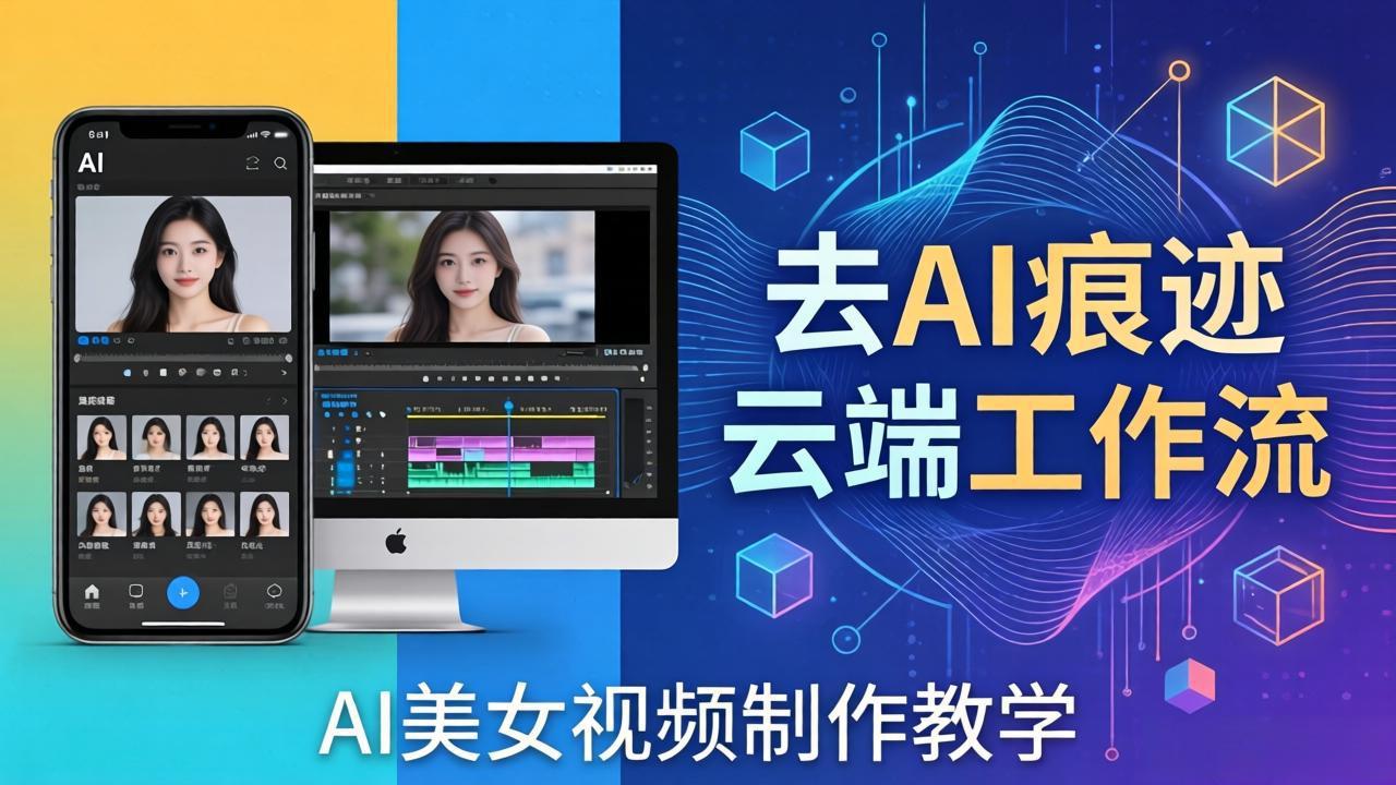 （17928期）AI美女视频制作教学：去AI痕迹，云端工作流出图，手机电脑均可，不需要配置-吾爱创业网