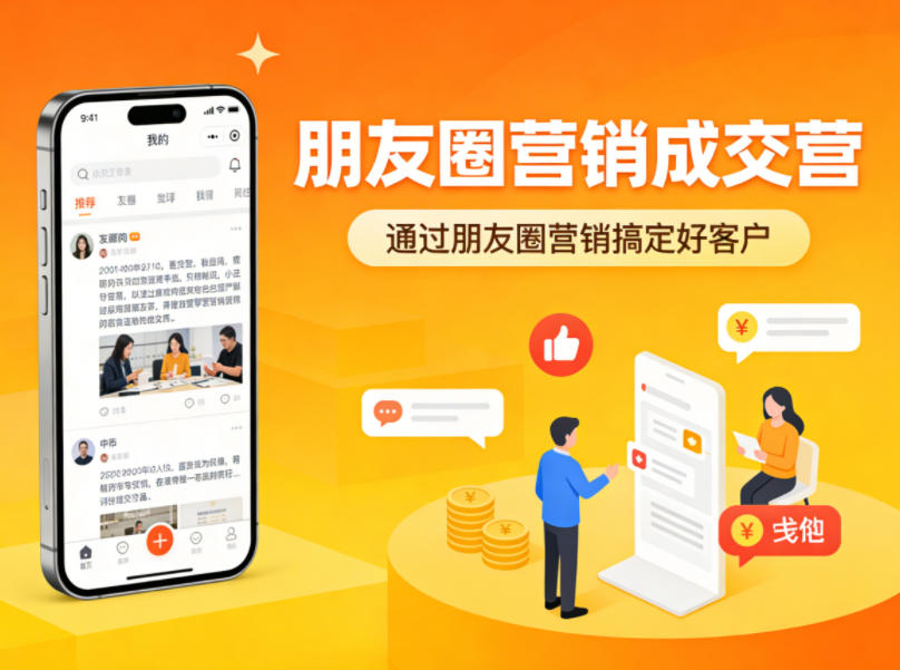 朋友圈营销成交营，通过朋友圈营销来搞定好客户-吾爱创业网