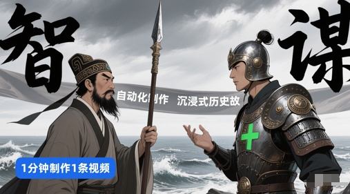 扣子工作流一键生成沉浸式历史故事，一天工作量，3分钟搞定-吾爱创业网