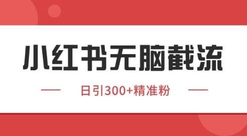 小红书截流同行客源，独家野路子获客玩法 日引200+暴力获客【揭秘】-吾爱创业网