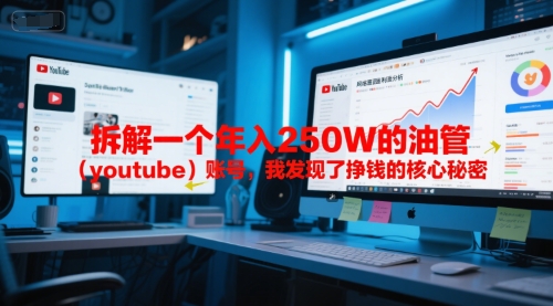 付费文章：拆解一个年入250W的油管（youtube）账号，我发现了挣钱的核心秘密-吾爱创业网