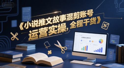 小说推文故事混剪账号运营实操，全程干货-吾爱创业网