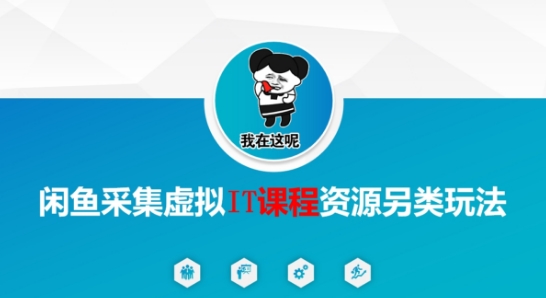 闲鱼采集虚拟IT课程资源另类玩法，干货满满-吾爱创业网