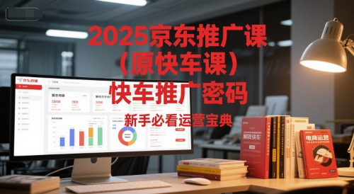 2025京东推广课（原快车课）解锁京东快车推广密码，新手必看运营宝典-吾爱创业网